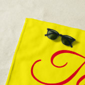 Serviettes de plage Ours (En situation)