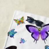 Serviettes de plage Papillons (En situation)