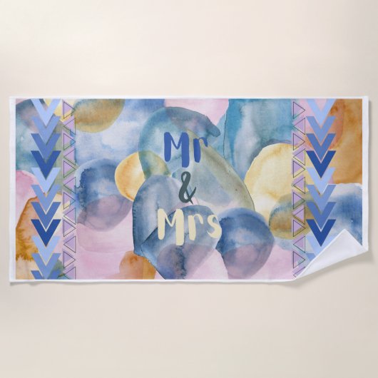 Serviettes de plage personnalisables (Devant)