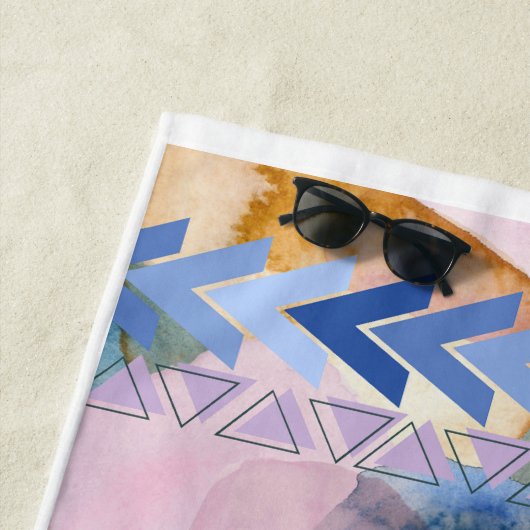 Serviettes de plage personnalisables (En situation)