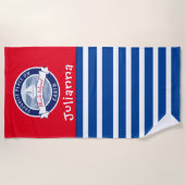 Serviettes de plage personnalisées - idées de (Devant)