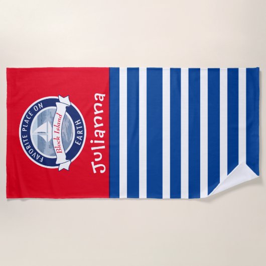 Serviettes de plage personnalisées - idées de (Devant)