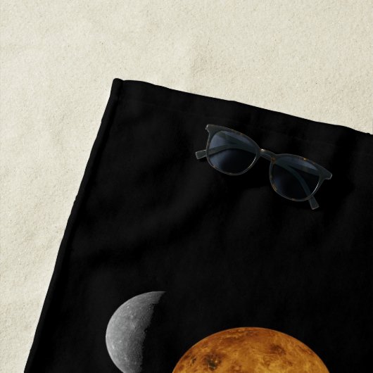 Serviettes de plage Planètes (En situation)