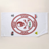 Serviettes de plage Poison (Devant)