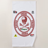 Serviettes de plage Poison (Devant)