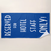 Serviettes de plage pour humours amusants (Devant)