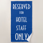 Serviettes de plage pour humours amusants (Devant)