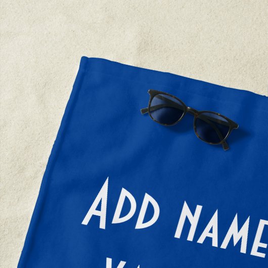 Serviettes de plage pour humours amusants (En situation)