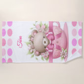 Serviettes de plage Teddy Bear (Devant)