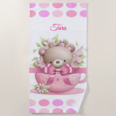 Serviettes de plage Teddy Bear (Devant)