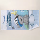 Serviettes de plage Teddy Bear (Devant)