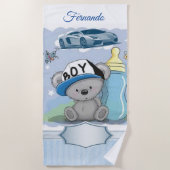 Serviettes de plage Teddy Bear (Devant)
