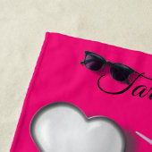 Serviettes de plage Unicorn (En situation)
