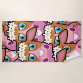 Serviettes de plage Vaches (Devant)