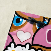 Serviettes de plage Vaches (En situation)