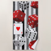 Serviettes de plage Valentine's (Devant)