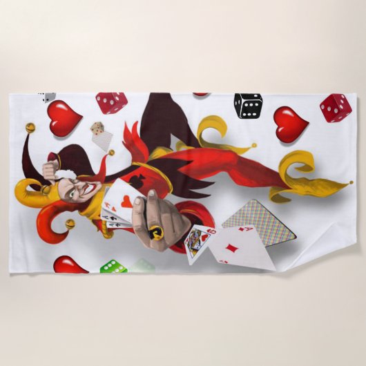 Serviettes de plage Valentine's (Devant)