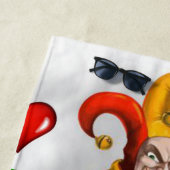 Serviettes de plage Valentine's (En situation)