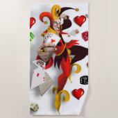 Serviettes de plage Valentine's (Devant)