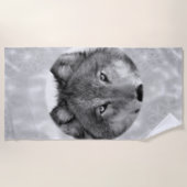 Serviettes de plage Wolves (Devant)