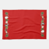 Serviettes de plat mignonnes de Noël de pays (Horizontal)