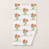 Serviettes de salle de bain Jeux de grenouille Cha (Serviette à main)