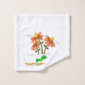 Serviettes de salle de bain Jeux de grenouille Cha (Gant de toilette)