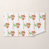 Serviettes de salle de bain Jeux de grenouille Cha (Serviette à main)