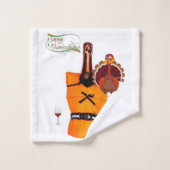 Serviettes De Salle De Bain Jeux Vin Thanksgiving (Gant de toilette)