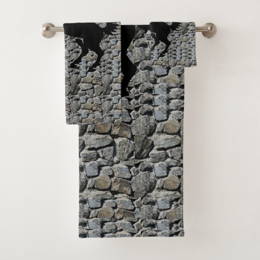 Serviettes de salle de bain sets Horse (En situation)