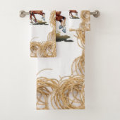 Serviettes de salle de bain sets Horse (En situation)