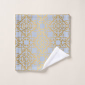 SERVIETTES DE SALLE DE BAINS DE STYLE BLEU CLAIR (Gant de toilette)