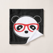 Serviettes de salle de bains d'ours panda - Léon (Gant de toilette)