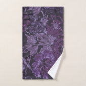 SERVIETTES DE SALLE DE BAINS EN NOIR PURPLE AU PRI (Serviette à main)