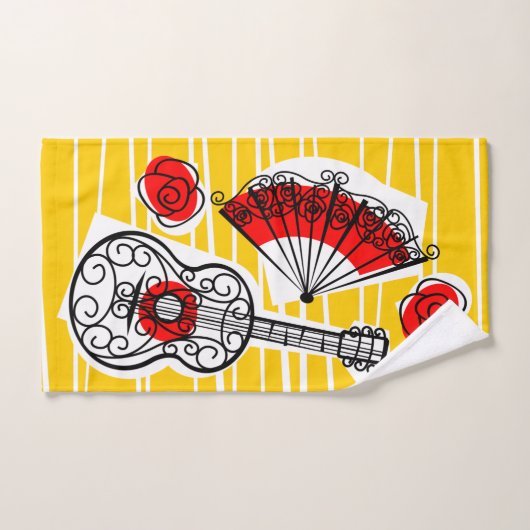 Serviettes de Souvenirs espagnoles (Serviette à main)