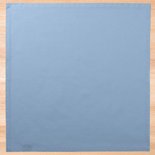 Serviettes De Table Carolina bleu couleur solide
