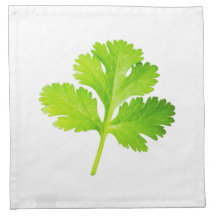 Cilantro Leaf Material Napkin
