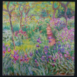 Serviettes De Table Claude Monet - Le jardin d'Iris à Giverny<br><div class="desc">Jardin d'Iris à Giverny / Jardin d'Artiste à Giverny - Claude Monet,  1899-1900</div>