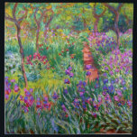 Serviettes De Table Claude Monet : The Iris Garden at Giverny<br><div class="desc">Ensemble coloré de quatre serviettes classiques ornées du jardin d'iris de Giverny,  peint par le peintre impressionniste français Claude Monet.</div>