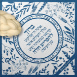 Serviettes De Table Couverture de la toux de Challah Challah Shabbat.<br><div class="desc">Le cadeau parfait de l'hôtesse Shabbat... Nos populaires Florales Quirky en Bleu Classique sur Blanc Amateurs de cuisson : Express-toi et montre ton style personnel tout en redonnant à ceux qui sont dans le besoin! Nos couvertures 100% coton sont à la fois fonctionnelles et magnifiquement conçues pour couvrir votre pâte...</div>