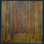 Serviettes De Table Gustav Klimt - Forêt de pins de Tannenwald<br><div class="desc">Forêt de sapins / Forêt de pins de Tannenwald - Gustav Klimt,  Huile sur toile,  1902</div>