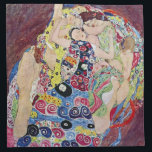 Serviettes De Table Maiden (Vierge), Gustav Klimt, Art Nouveau Vintage<br><div class="desc">The Maiden (alias La Vierge) (1913) de Gustav Klimt est une peinture vintage de l'époque victorienne de beaux-arts symbolisant le portrait de portrait. Plusieurs femmes bâillonnent, s'étirent et dorment dans un lit recouvert de couvertures motifs en mosaïque colorée. À propos de l'artiste : Gustav Klimt (1862-1918) était un peintre symboliste...</div>