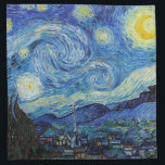 Serviettes De Table Vincent Van Gogh Starry Nuit Vintage Art<br><div class="desc">Vincent Van Gogh Starry Nuit Vintage Art Napkin</div>