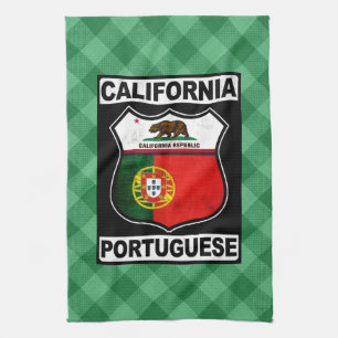 Serviettes de thé américaines portugaises de la