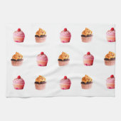 Serviettes de thé Cupcakes (Horizontal)
