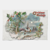 Serviettes de thé de Noël (Horizontal)