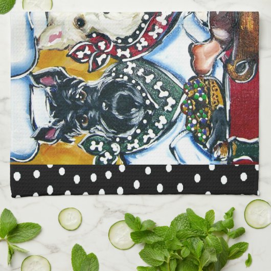 Serviettes de thé écossaises (Plié)