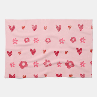 Serviettes de thé "FLEURS &LOVE PARTY