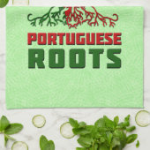 Serviettes de thé racines américaines portugaises (Plié)
