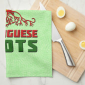 Serviettes de thé racines américaines portugaises (Quart Plié)